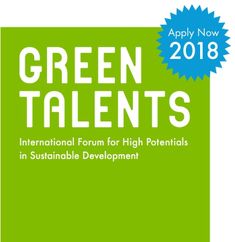 Logo des Green Talent Wettbewerbs 2018